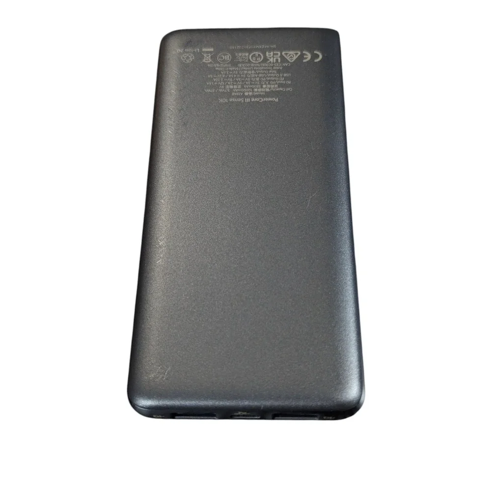 Cc2Ua Anker 10000 mAh Fast Charge Power Bank Dual USB, USB-C - A1248 Slim Design
